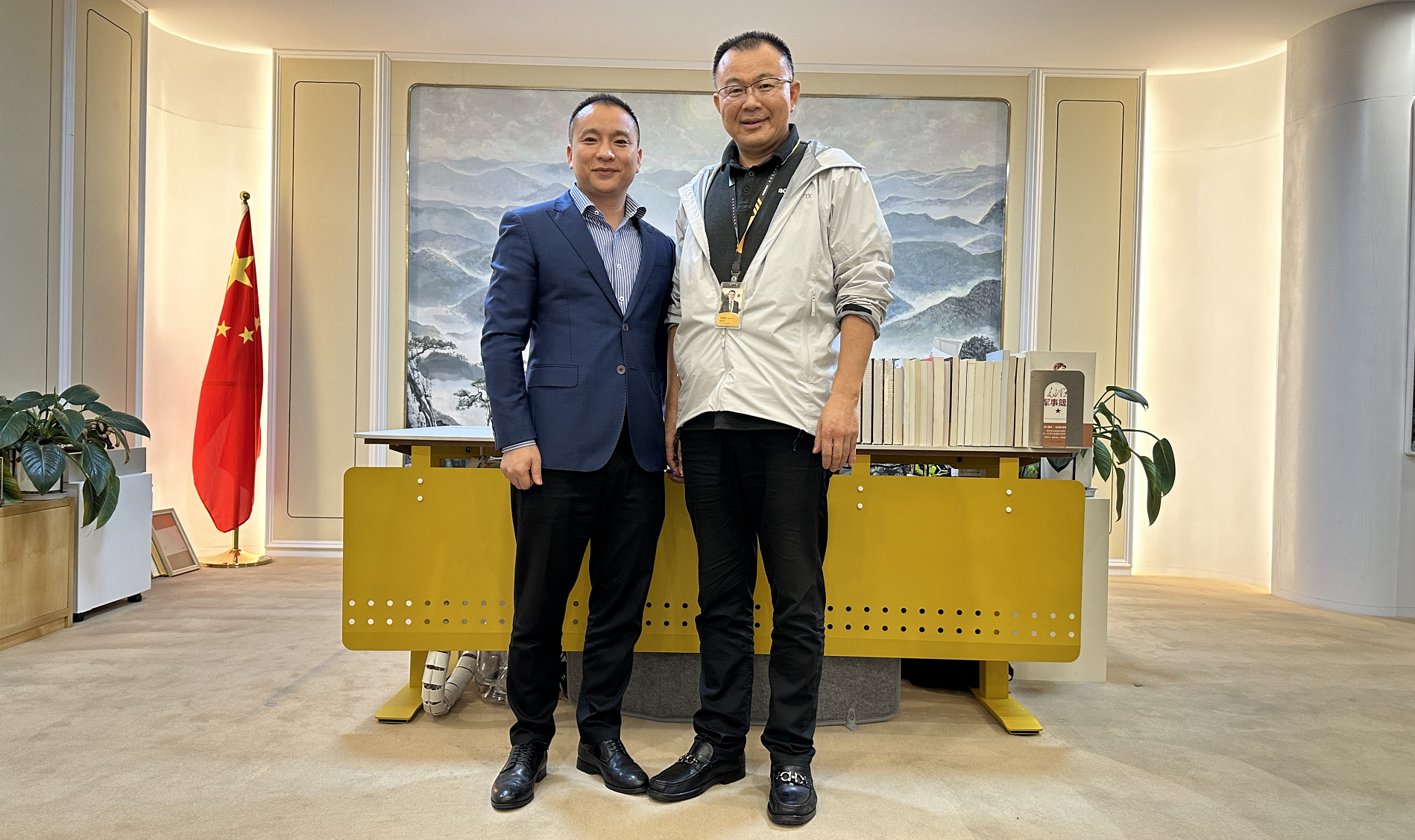 博眾精工科技股份有限公司董事長呂紹林蒞臨我司考察交流